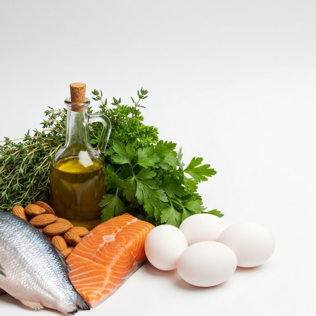 Natural fresh ingredients close-up